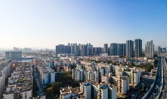 全国二手房买卖面积占室第总买卖面积的比例跨